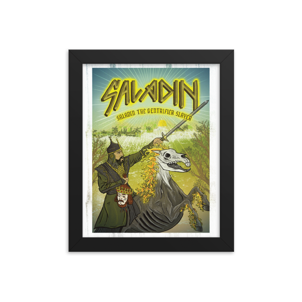 Saladin ⚔️ Framed poster