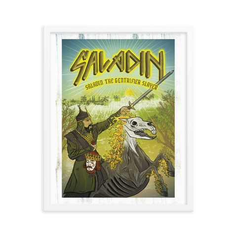Saladin ⚔️ Framed poster