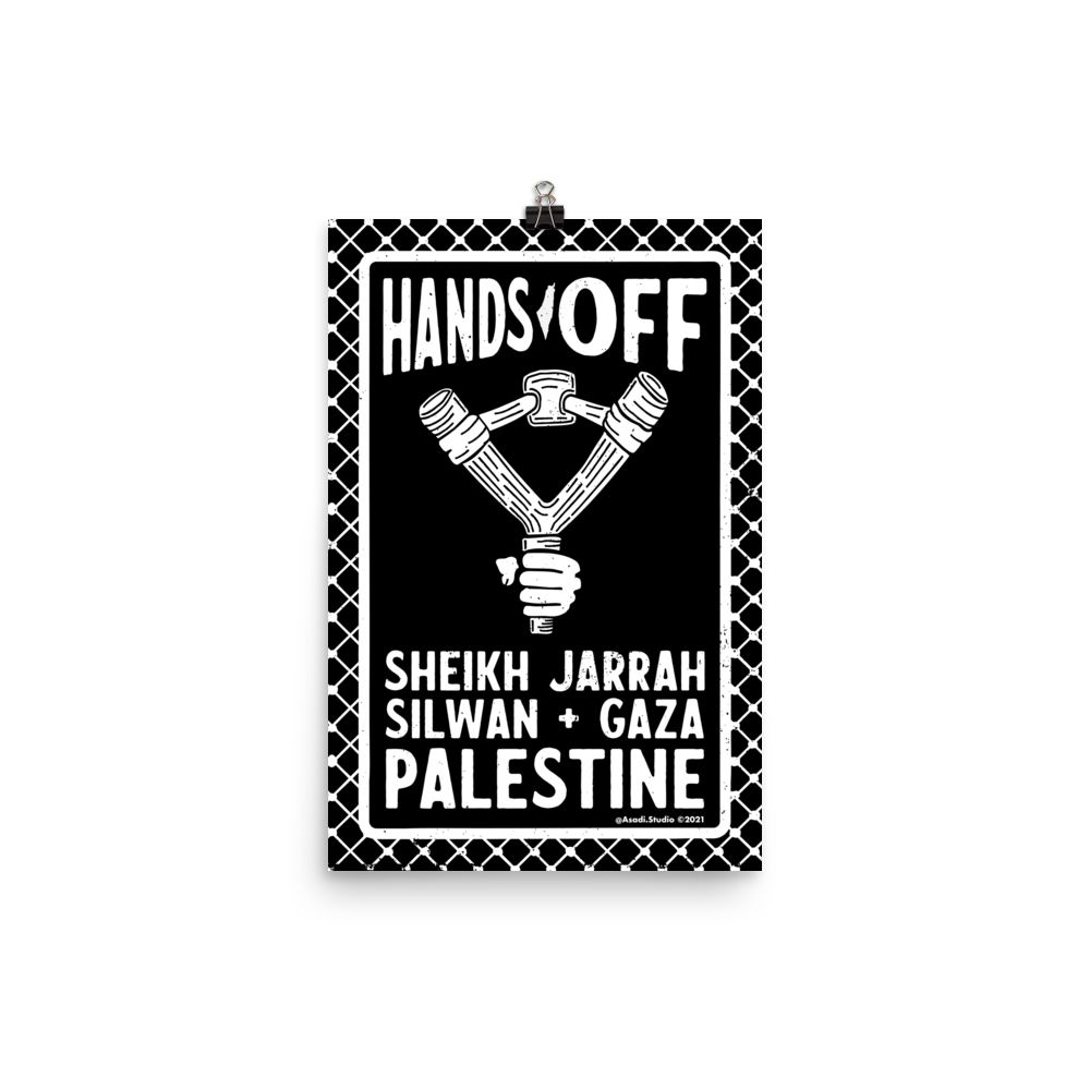 Hands Off Palestine ✋ Poster