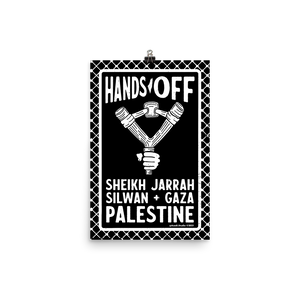 Hands Off Palestine ✋ Poster