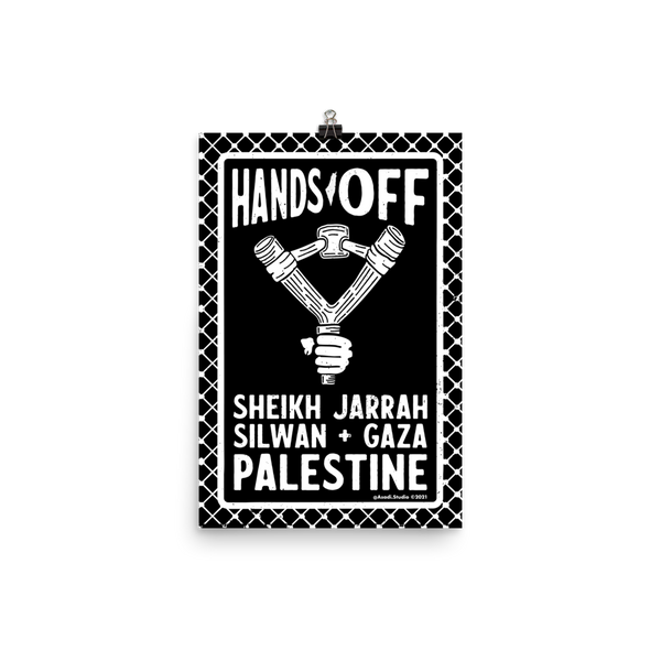 Hands Off Palestine ✋ Poster