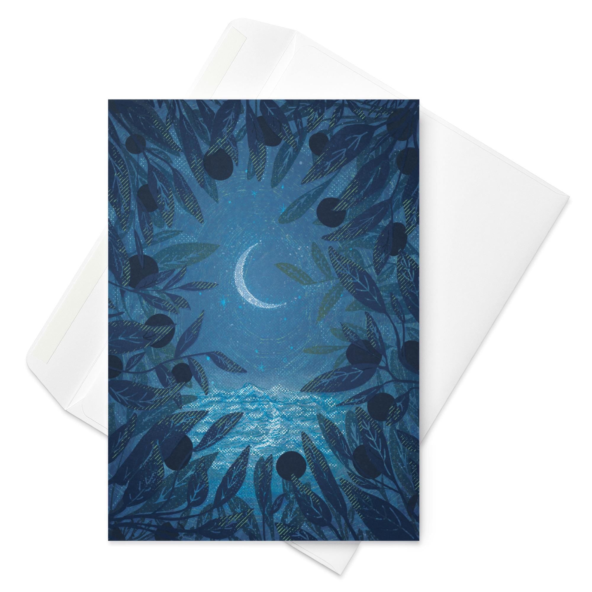 Olive Tree Dreams  Greeting card